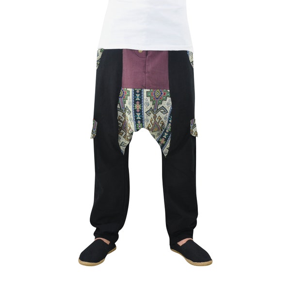 virblatt sarouel hippie pantalon ethnique Extravagant long