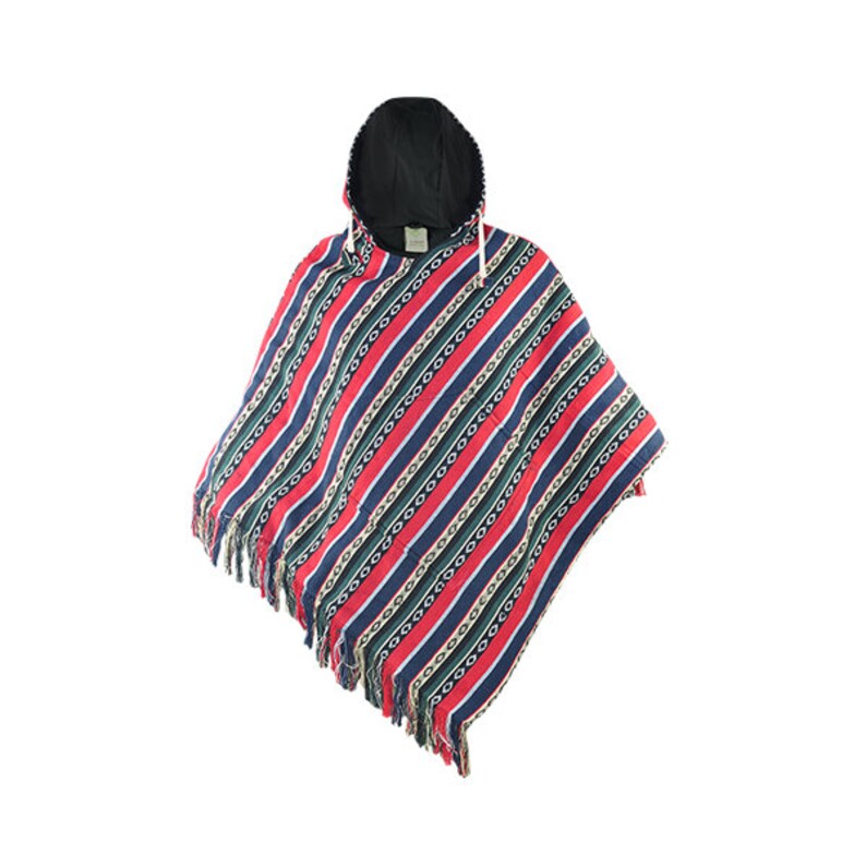 Poncho Baja Cálido y Poncho Hippie hombre con forro polar y Etsy
