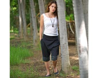 virblatt pantalón in stile harem Pokhara negro