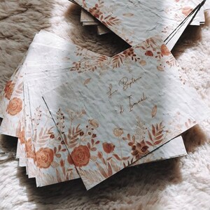 Planting cards, personalized planting cards, mother-to-be, pregnancy, gift, flowers, eco-responsible
