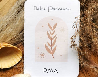 23 PMA/IVF step cards - pregnancy - baby - maternity - Future mother - PMA journey - Step cards - Sahara model