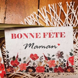 Fête des mères, Fête, Maman, Cartes à planter, Papeterie, Cadeau fête des mères