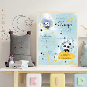 personalized birth poster, personalized baby birth poster, personalized gift, birth gift, mother-to-be,
