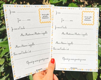 Cartão de volta às aulas, cartão de volta às aulas personalizado, cartão personalizado, escola, volta às aulas, crianças