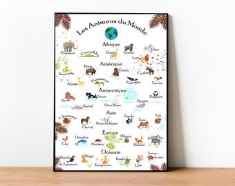 Poster per bambini, poster per bambini, poster personalizzato, poster per la cameretta dei bambini, decorazione per la stanza, decorazione da parete, baby, cancelleria, bambino