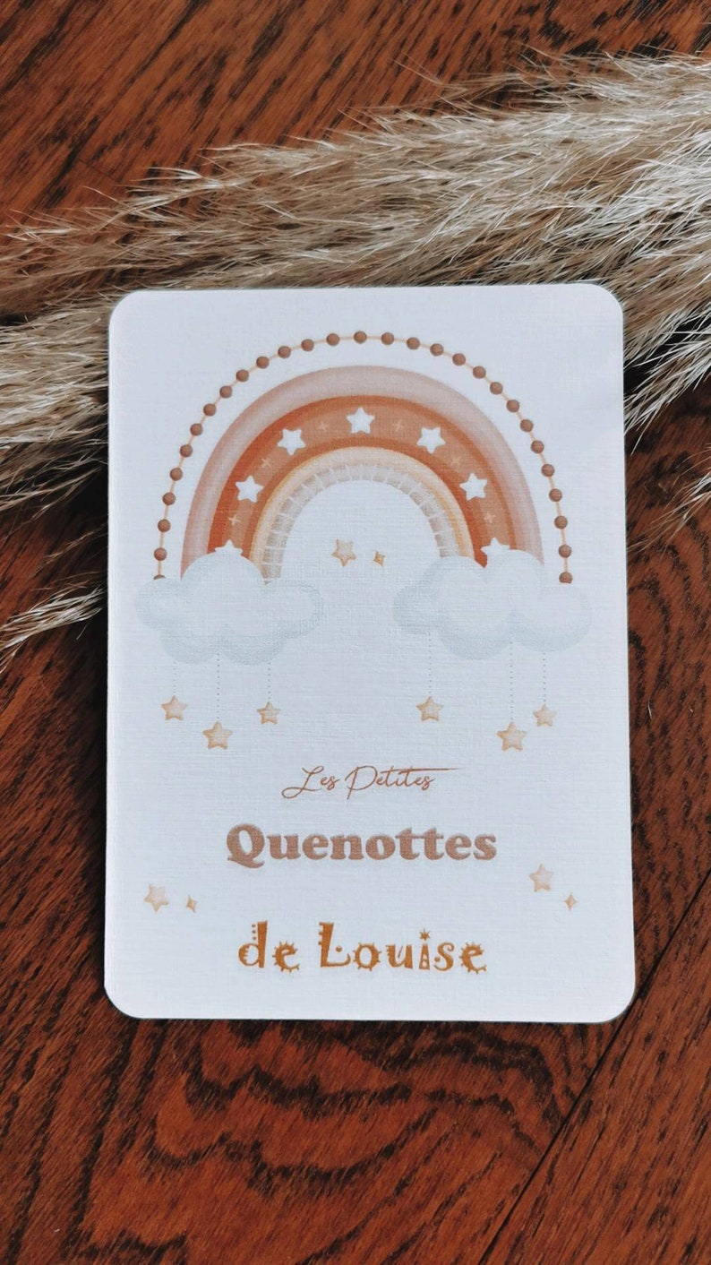 Cartão de dentes, cartão quenottes, cartão personalizado imagem 3