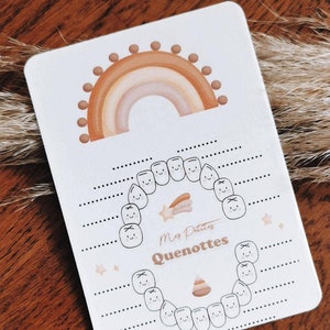 Cartão de dentes, cartão quenottes, cartão personalizado imagem 4