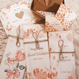 Pack Saint Valentin, cadeau personnalisé Saint Valentin, cadeau personnalisé, tablette de chocolat personnalisée,