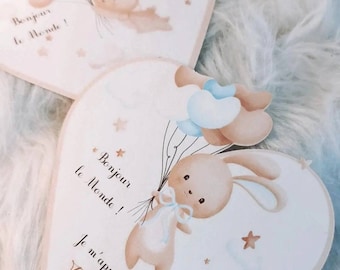 carte de bienvenue, bébé, grossesse, future maman, carte bébé, carte de naissance personnalisée, maman, cadeau de naissance, faire part