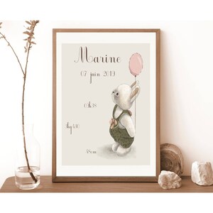 affiche de naissance personnalisée, affiche de naissance bébé personnalisé, cadeau personnalisé, cadeau de naissance, future maman,