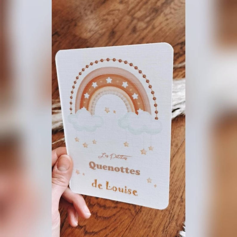 Cartão de dentes, cartão quenottes, cartão personalizado imagem 1