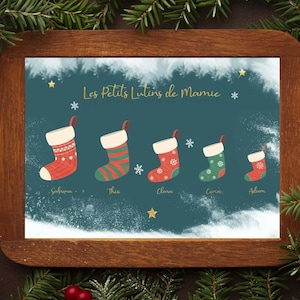 Affiches de Noël, Noël, décoration de Noël, affiche personnalisée