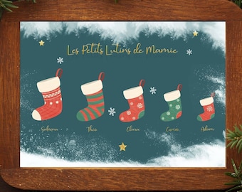 Affiches de Noël, Noël, décoration de Noël, affiche personnalisée