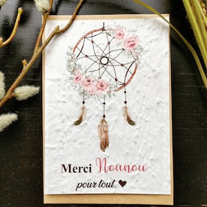 Carte à planter personnalisée, cadeau fin d'année, cadeau personnalisé, cadeau maîtresse, maître, atsem, nounou, image 5