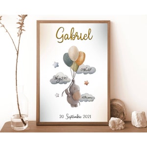 affiche de naissance personnalisée, affiche de naissance bébé personnalisé, cadeau personnalisé, cadeau de naissance, future maman,