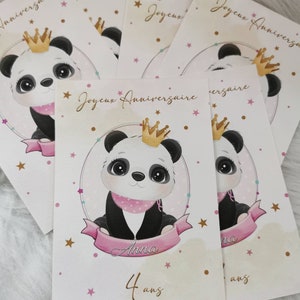 birthday invitation card, personalized invitation card, personalized card, personalized greeting card, child invitation card