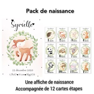 Biglietto traguardo, biglietto traguardo per bambini, poster per bambini, poster personalizzato, pacchetto nascita, articoli di cancelleria, poster per la cameretta dei bambini, regalo personalizzato
