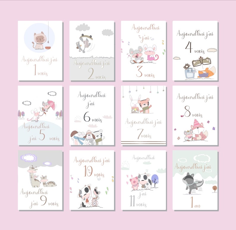  Cartes  tapes carte  tape b b  b b  papeterie affiche Etsy