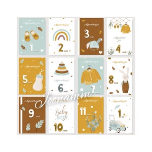 Pack de Naissance, carte étape bébé, carte étape, cadeau de naissance, bébé, future maman, liste de cadeau naissance, grossesse, babyshower,