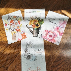 Muttertag, Pflanzkarten, Schreibwaren, Blumen, Mama, werdende Mutter, originelles Geschenk, ökologisch