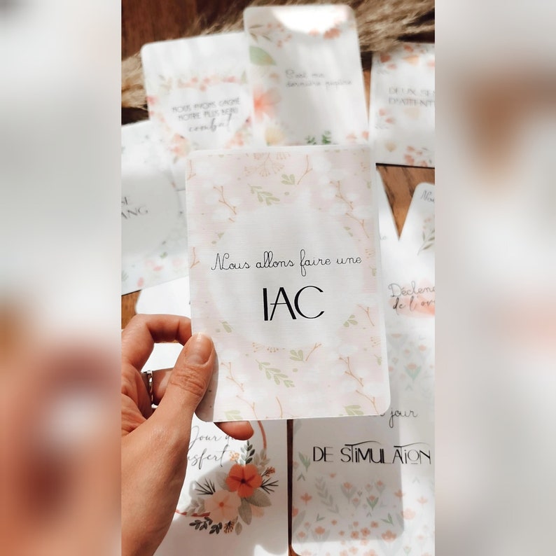 Cartes étapes PMA- IAC, cartes étapes, cartes étapes parcours PMA, future maman, grossesse image 1
