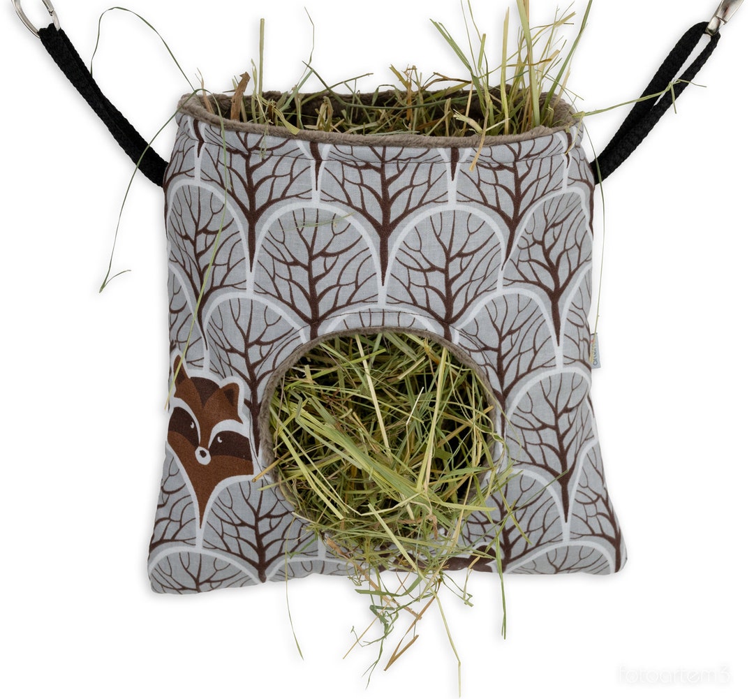 Degu Hay Rack Hay Feeder for Rodents, Guinea Pigs, Chinchillas, Rabbits, Degus ...