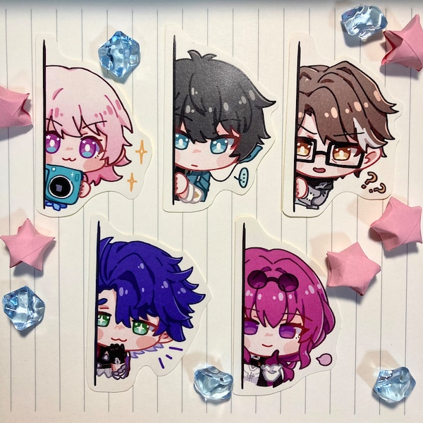 Honkai Star Rail Peeking Stickers