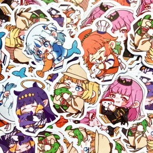 Hololive English -Myth- Hugging Mascot Stickers