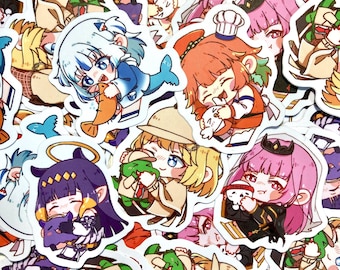 Hololive English -Myth- Hugging Mascot Stickers