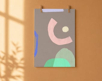 Design Wandkalender A4 | 12 Monatsblätter + Artprints | Startmonat wählbar | individuell für dich erstellt | modernes Design