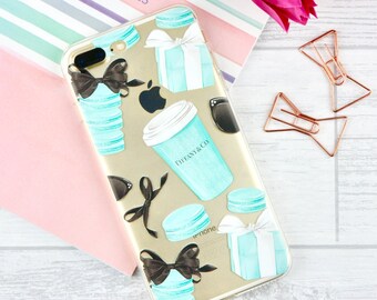 Tiffany Phone Case - iPhone case, iPhone 6 6S 6 PLUS, 7 8 7 PLUS 8 PLUS iPhone X, cute phone case, luxury phone case