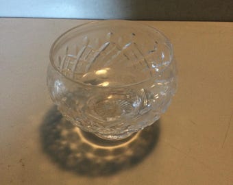 Cut Crystal Bowl, Candy Bowl, Sugar Bowl, Pedestal Bowl, Royal Doulton Crystal, Small Crystal Bowl, Collectable Crystal, Sweet Dish, Gift