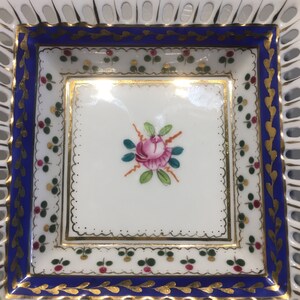 Vintage  Sweet Dish. Pin Dish , Jewellery Dish made by Crown  Porcelain