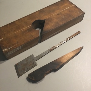 Vintage wooden wood plane