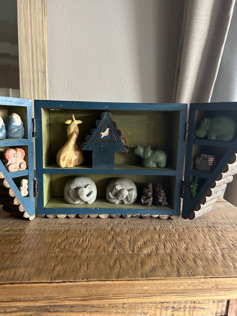 Vintage Rustic Noah’s Ark Decor-handcrafted - Etsy