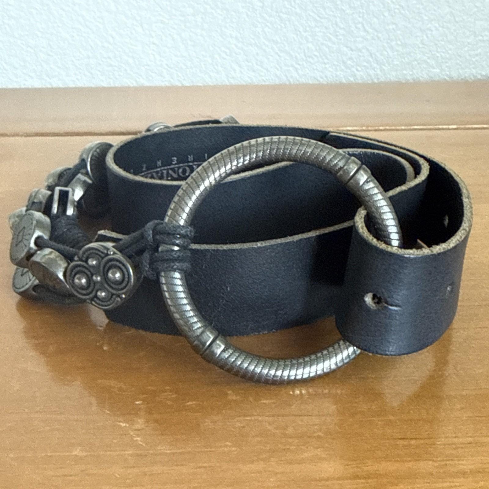 BP Studio Firenze Wool Belt 100% Virgin Wool Brass Hook Buckle Italy NWT M Firenze Belt - Etsy main image 2