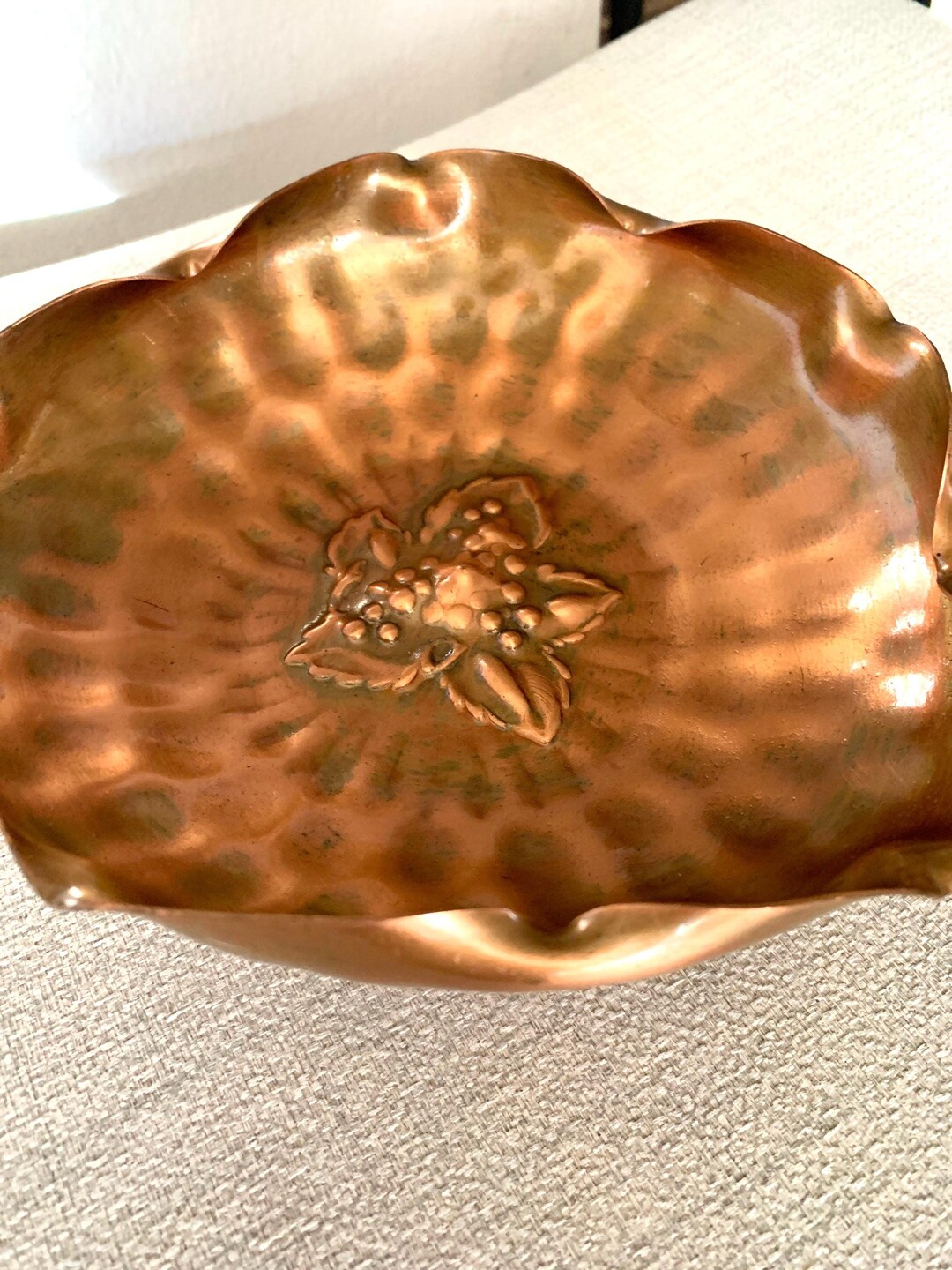 新品　Gregorian Copper灰皿　銅製 gregorian copper CALIFORNIA 灰皿 アッシュトレイ 銅 ハンドメイド