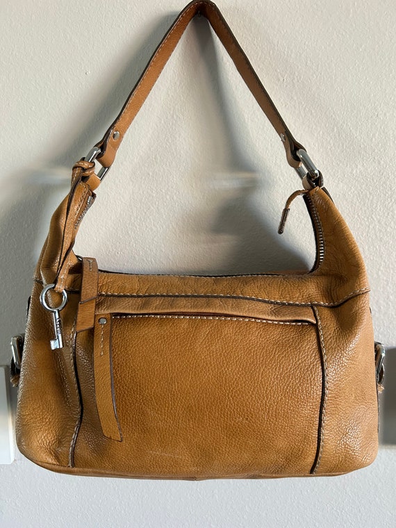 VTG fossil leather purse