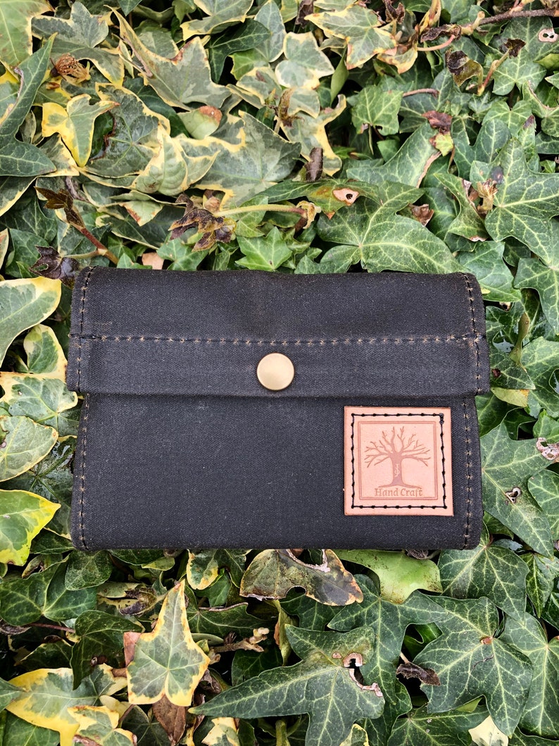 Waxed Cotton Container Wallet Bushcraft / Camping CONTAINERS Etsy UK