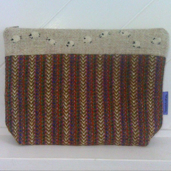 Harris Tweed Cosmetic/Toiletry bag