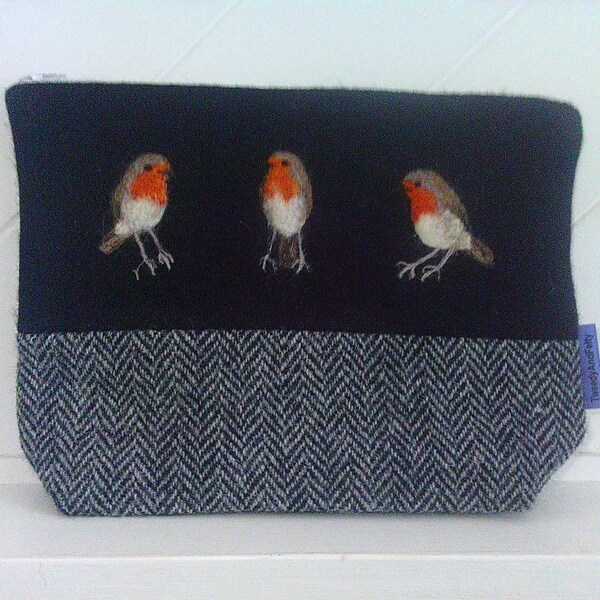 Harris Tweed Cosmetic/Toiletry Bag