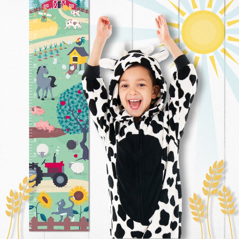 Elegant Messlatte Kinder Bauernhof Messlatte BAUERNHOF für Kinder mit Tagebuchfunktion