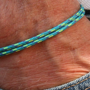 Friendship bracelet surfer bracelet hippie bracelet partner bracelet partner look minimalist surfer bracelet cord bracelet maritime bracelet 4. Türkis