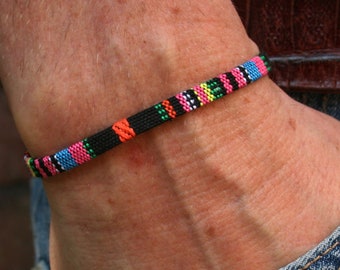 Bracelet d'amitié bracelet surfeur bracelet hippie bracelet aztèque boho bracelet partenaire bracelet partenaire look Ibiza bracelet boho bracelet