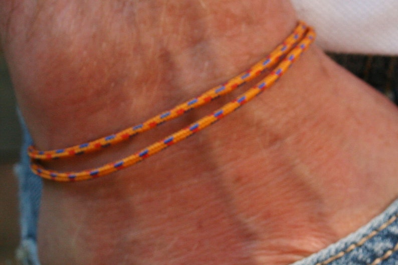 Bracelet damitié bracelet surfeur bracelet hippie bracelet partenaire look minimaliste bracelet surfeur bracelet cordon bracelet maritime 6. Orange