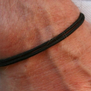 Bracelet damitié bracelet surfeur bracelet hippie bracelet partenaire look minimaliste bracelet surfeur bracelet cordon bracelet maritime 1. Schwarz