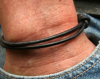 Leather bracelet surfer bracelet leather friendship bracelet partner bracelet partner look men bracelet men gifts men