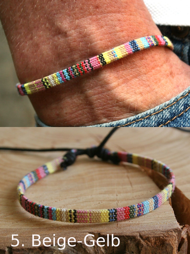 Bracelet homme bracelet surfeur bracelet hippie bracelet partenaire bracelet femme bracelet ethnique cadeau pour homme cadeau pour femme image 6