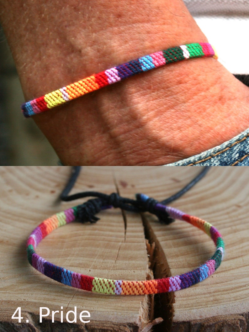 Herenarmband surferarmband hippiearmband partnerarmband damesarmband etnische armband cadeau voor heren cadeau voor dames 4. Pride- 182