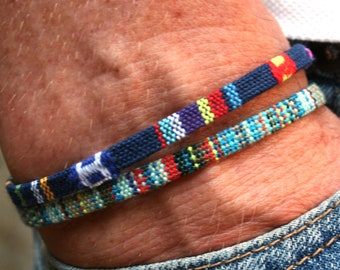 Men's bracelet surfer bracelet hippie bracelet partner bracelet friendship bracelet ethnic bracelet gift for men gift for boyfriend